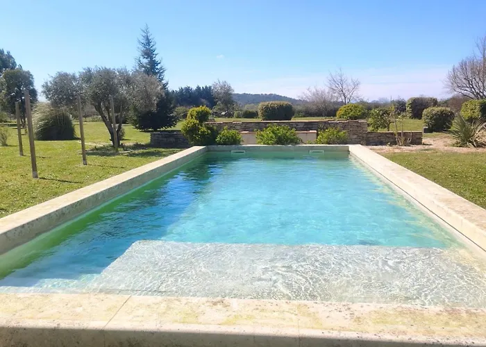 Vila Magnifique Mas Avec Piscine A 5 Minutes D'uzes Montaren-et-Saint-Médiers